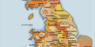 Me amosar un mapa da gran Bretaña
